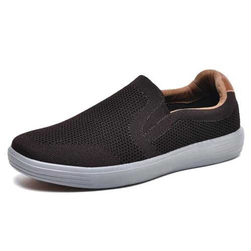 Zapatos deportivos transpirables de malla Puxowe con diseño slip on para caminar cómodo