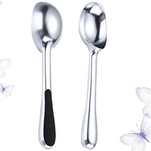 Colher de sorvete, 2 peças, colheres de sorvete, sobremesa, colher de escavar, colher de escavar, ta