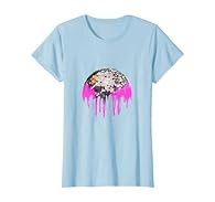 Disco Ball Pink Drip Melt In Space Lightweight, Classic fit, Double-needle sleeve and bottom hem