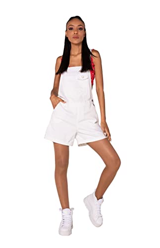 Nina Carter S511 - Mono corto para mujer, Blanco (S511-7), XS