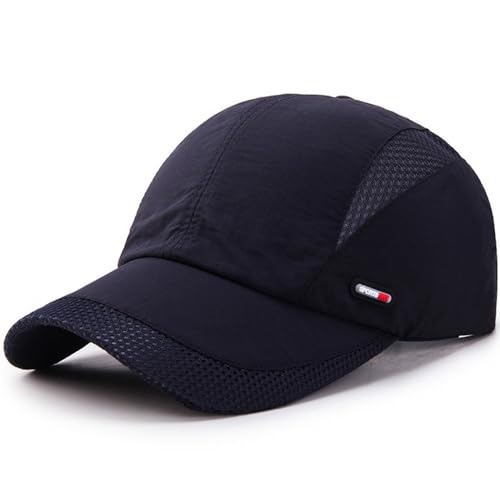Image of Quick Dry Fit Baseball Cap - Water Repellent Sun Hat for Fishing, Running, Hiking, Golf, Surfing, Sailing, Boating