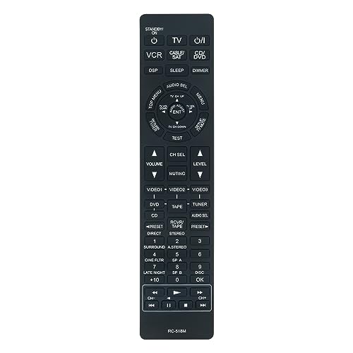 Télécommande de rechange réactive RC-518M Onkyo HT5760 infrarouge longue portée