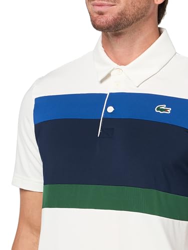 Lacoste Men's Sport Regular Fit Color Block Golf Polo Shirt3