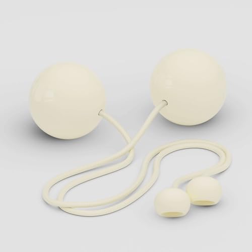 Play Juggling Contact Poi Standard Fosforescente, 80mm, con Pomelli PX3 e Corde in Poliestere, Perfetti per Tecniche Avanzate