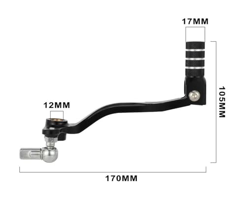 Sélecteur vitesse pliable résout le problème de levier tordu sur moto TTR 125