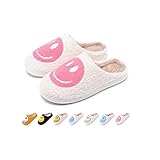 Artminzo Smiley Face Slippers Damen Herren, Winter Warme Flauschige...