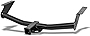 TLAPS 7422452090041 for 2002-2007 Jeep Liberty Class 3 III Black 2' Trailer Hitch Receiver