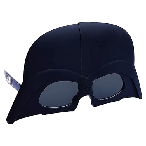 Sun-Staches Star Wars Official Darth Vader Sunglasses, Costume Accessory, UV