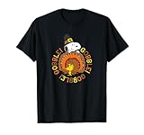 Peanuts Snoopy and Woodstock Thanksgiving Gobble T-Shirt