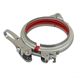 Schlauchschelle Aus Verzinktem Stahl Mit Gummiliner – Schnellverschluss-Klemmring Für Rohrverbindungen, 8 X 8 X 5 Cm, Wiederverwendbar,Für Sanitär-, Klima- Und Industrieanwendungen(100)