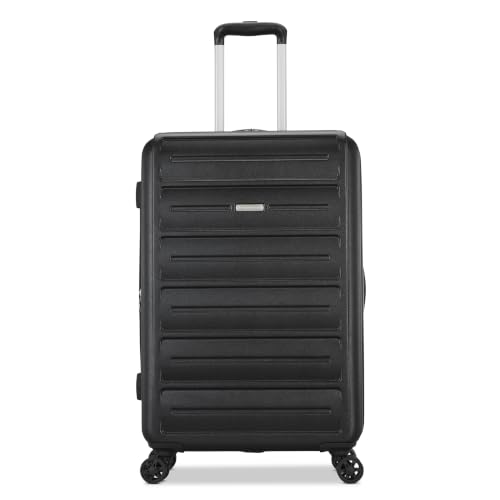 Image of American Tourister Westridge Luggage Set - 3 Piece Set - 20 inch Carry-On, 24 inch & 28 inch Checked Luggage with 360 Spinner Wheels - Expandable Suitcases for Extended Travel - Includes 3 Packing Cubes - Black