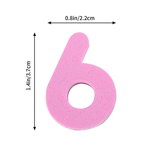 NUOBESTY 54Pcs NÃºmeros MagnÃ©ticos NÃºmero de Brinquedos ÃmÃ£s de Geladeira Brinquedos Educativos (