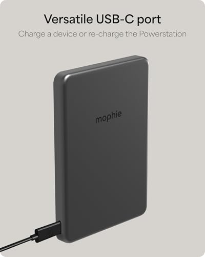 Image of mophie Powerstation Wireless Slim 5,000mAh Power Bank - MagSafe Compatible