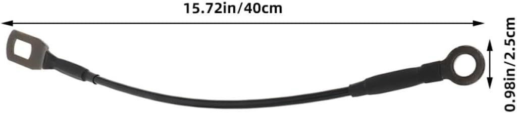 3pcs Truck Tailgate Cable Replacement Set with Steel and Rubber Material, User-Friendly Tailgate Support Straps for Cars and Cycling Accessories, Versatile Use Rear Lift Hardware
