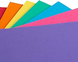 House of Card & Paper A2 160 GSM Rainbow Coloured Card - 7-Colours 25 Sheets.