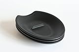THE ORIGINAL Crack'em Egg Cracker & Spoon Rest (Black 3-Pack) - Perfectly Cracks Eggs & Contains Messes - Easy...