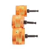 Generic Copper Pipe Cleaner Set Efficient Metal Drill Plumbing Tools for Removing Paint 1/2" 3/4" 1" with Brushes Replacement for Hand Drills