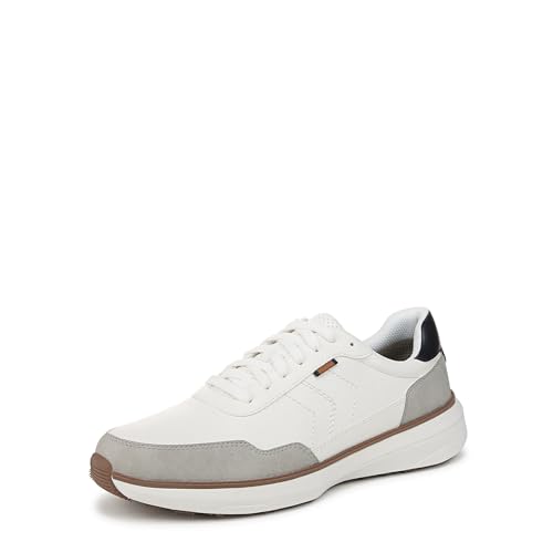 Dr. Scholl's Mens Jake Retro Sneaker White Grey Fabric 9 M - image 1