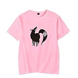 Los Siete pecados Capitales Camisetas Anime japonés los Siete pecados Capitales Camisetas Sueltas Casuales de Manga Corta para Hombres Mujeres Adolescentes