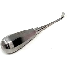 Dental Elevator Crown Splitter Spreader Remover Right Angled 90 Degree Curved Tip Stainless Steel Tooth Extracting Hollow Handle Instruments
