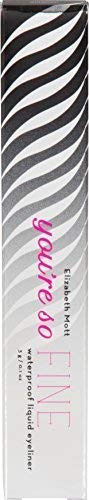 You're So FINE liquid eyeliner Cruelty Free (Black) 3g/0.1oz by Elizabeth Mott