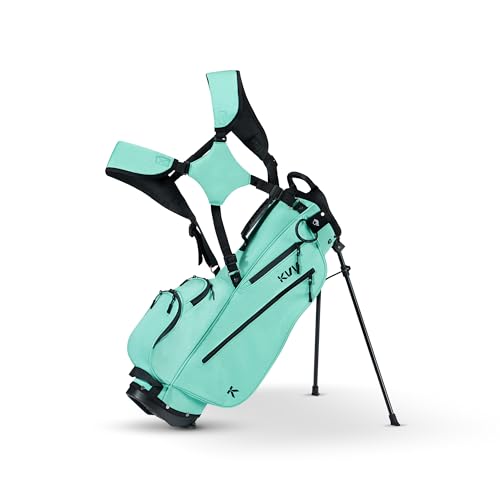 KVV Junior Golf Bag Lightweight Golf Stand Bag for Young Players for Ages 3-5 6-8 9-12 (Lagon Ages 6-8)