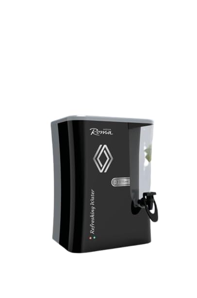 Cruze Roma RO + Mineral + TDS Water Purifier | Advanced 5-Stage Filtration | Stylish & Compact Design (Black)