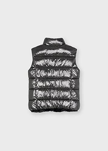 Mayoral Reversible Vest for Girls Charcoal2