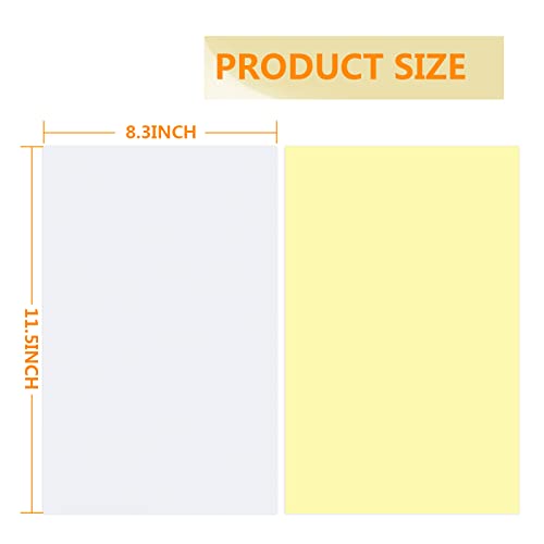 Tssart 25 Pcs Permanent Double-Sided Sheets Tape For Crafts - A4 Size Strong Adhesive Sticky Tape Sheets 8.3X11.7 Inch 0.1Mm Thickness For Diy Paper Art Craft Decoration #TOP2