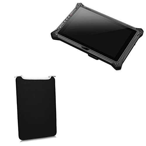 BoxWave Case Compatible with Emdoor EM-I10U - SlipSuit, Soft Slim Neoprene Pouch Protective Case Cover - Jet Black