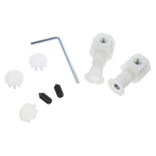 Yardenfun Kit De Remplacement Vis Fixation Wc Côté Robuste Et Fiable Boulons Épais Pour Montage Mural Accessoires Toilettes Standard