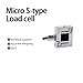 tViNJwGV High Accuracy Miniature S Type Load Cell Weighing Force Sensor Small Size Compression Industrial Robot Automation Tester(0-10KG)