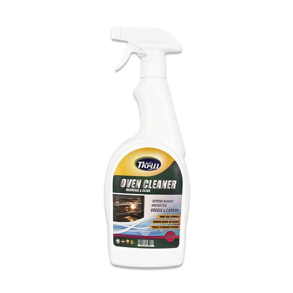 Thrill TriClean Oven Cleaner Spray 700ML – Powerful Grease and Stain Removal