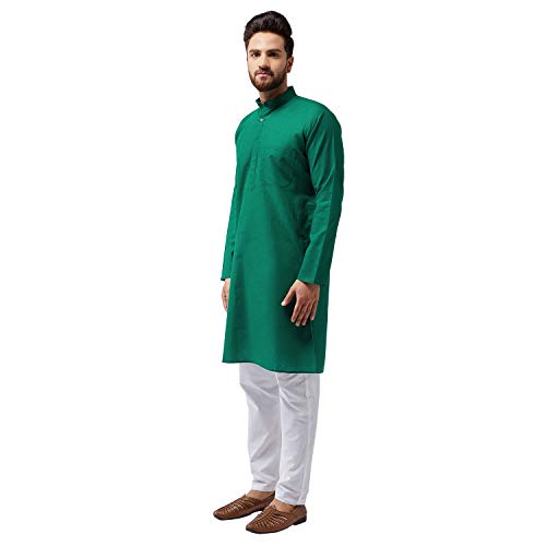 Sojanya (Since 1958 Men'S Cotton Blend Only Long Kurta3