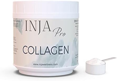 INJA Wellness Pro Marine Collagen Powder For Women And Men,Japanese Collagen Supplement For Healthy Skin,Hair,Joints,Hydrolyzed Protein,Zero Sugar,Unflavoured,300 Gm,1 Count,30 Servings