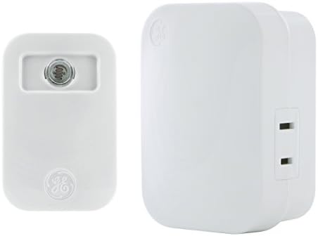 MY SELECTSMART Sensing GE Automatic Wireless Control, On/Off, 2/5 / 8 Hour Timer, 1 Outlet, 150 ft. Range Plug-in Receiver, Ideal for Lamps & Indoor Lighting, No Wiring Needed, 36237