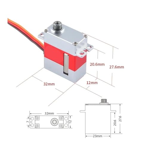 Servo sans balais adapté for 2006MG pour pilotage fluide sur circuit RC