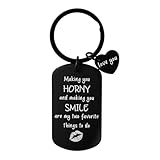 Guqqeuc Lustiges Valentinstagsgeschenk für Ehefrau, Ehemann, Schlüsselanhänger, Geschenke für Paare, Jahrestage, Geburtstagsgeschenke für Freund, Freundin, romantische Geschenke für Frauen und Männer