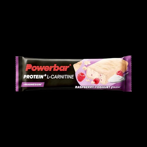Powerbar Protein Plus + L-Carnitine Bar (30x35g) Raspberry Yoghurt - Riegel - Protein Riegel – Ansicht 3