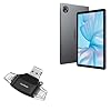 BoxWave Smart Gadget Compatible with Blackview Tab 80 – AllReader SD Card Reader, microSD Card Reader SD Compact USB – Jet Black