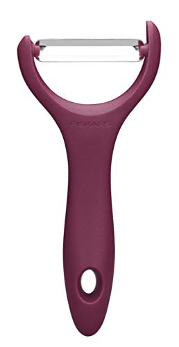 Fiskars Économe, En forme de Y, Acier inoxydable, Couleur : merlot, Inspiration, 1027501 Cover