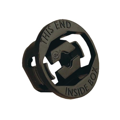 Hubbell-Raco 4714B5 Connector, NMSC, 1/2-Inch Trade Size, Made from Thermoplastic, Installs inside the junction box, 5-Pack