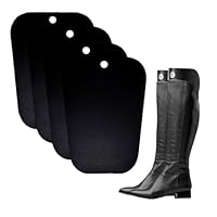 QUUPY 2Pairs 10Inch Plastic Boot Shapers Form Inserts 4Sheets Tall Boot Support Easy Glide Boot Holder Stand-Up Tree for Unisex