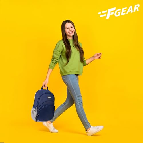 Image of F Gear Lume 14L Soft Backpack | Water Resistant Fabric, Lightweight Unisex Daypack with 1 Compartment & 1 Pocket | Perfect for College, Office, Travel & Everyday Use for Men & Women