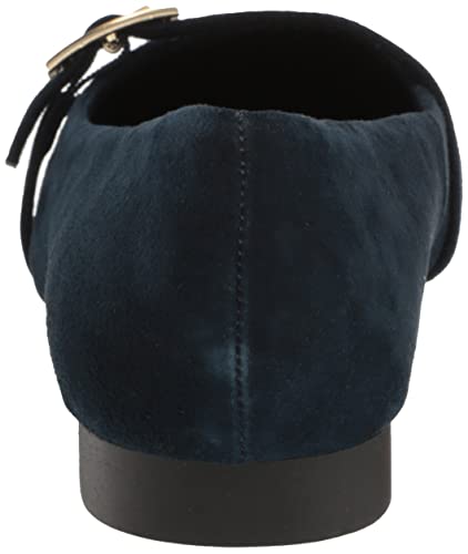 Bella Vita Women's Evanna Ballet Flat, Navy Suede Leather, 7 X-Wide - Image 4