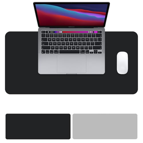 Tapis de souris imperméable et sous-main en cuir pour organiser votre bureau