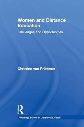 Women and Distance Education: Challenges and Opportunities book cover