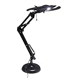 Batman Officially Licensed DC Comics Posable Desk Light USB Powered Lamp with Adjustable Arm Sleek Black Design - Bedrooms, Offices, Gaming Room and Batcaves | Paladone