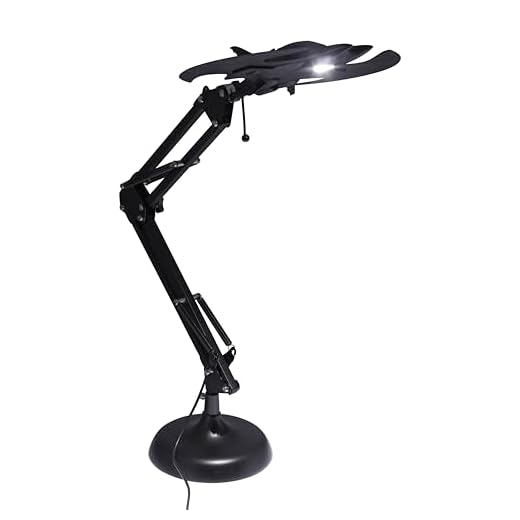 Paladone Lámpara de Escritorio Flexible, Batman, 10 W, Negro