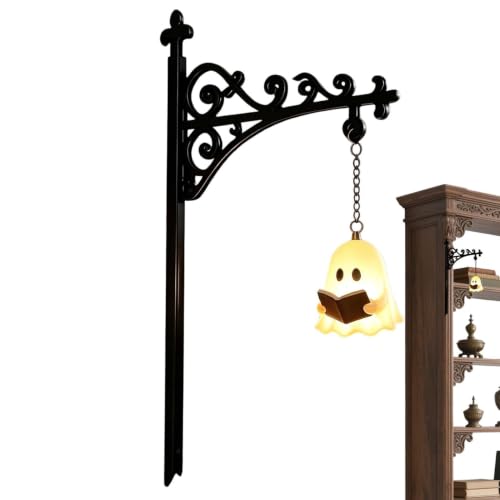 Lámpara fantasma LED vintage de Halloween iluminación divertida para estanterías